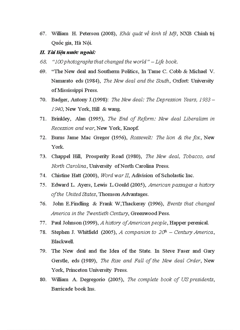 image for page Chính sách mới New deal của Franklin D Roosevelt