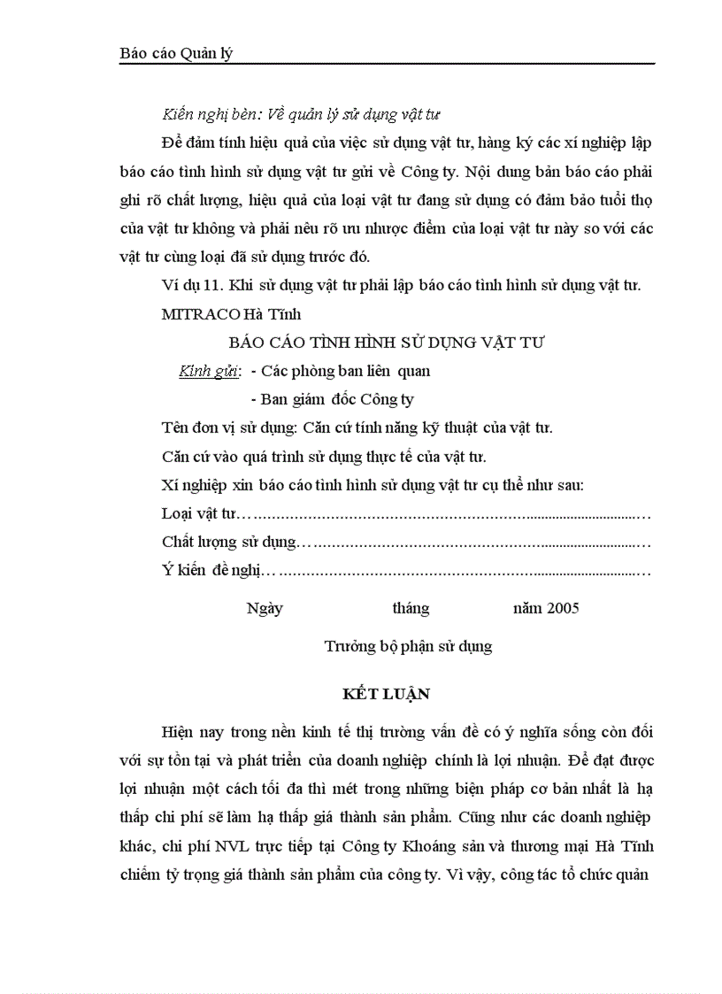 image for page Đánh giá chung về một số kiến nghị nhằm hoàn thiện công tác quản lý chi phí NVL tại công ty khoáng chất sản và thương mại Hà Tĩnh