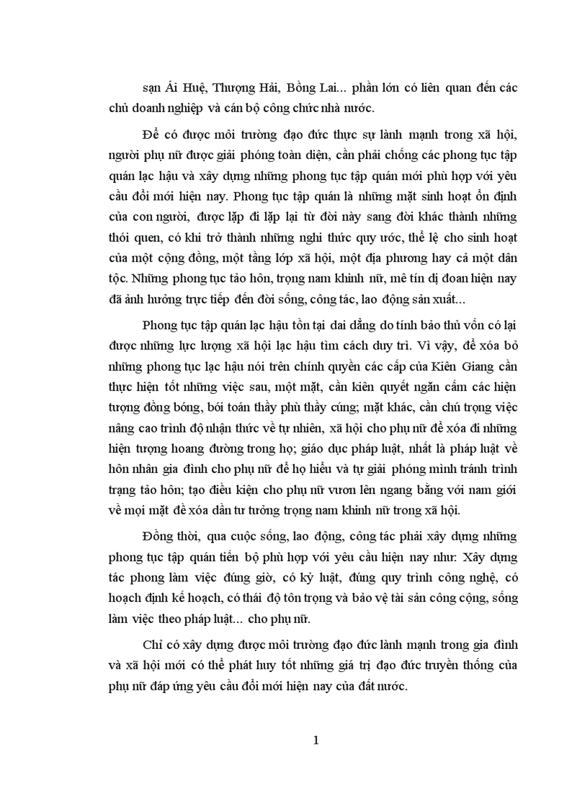 image for page Kế thừa và phát huy giá trị đạo đức truyền thống phụ nữ ở Kiên Giang vấn đề và giải pháp