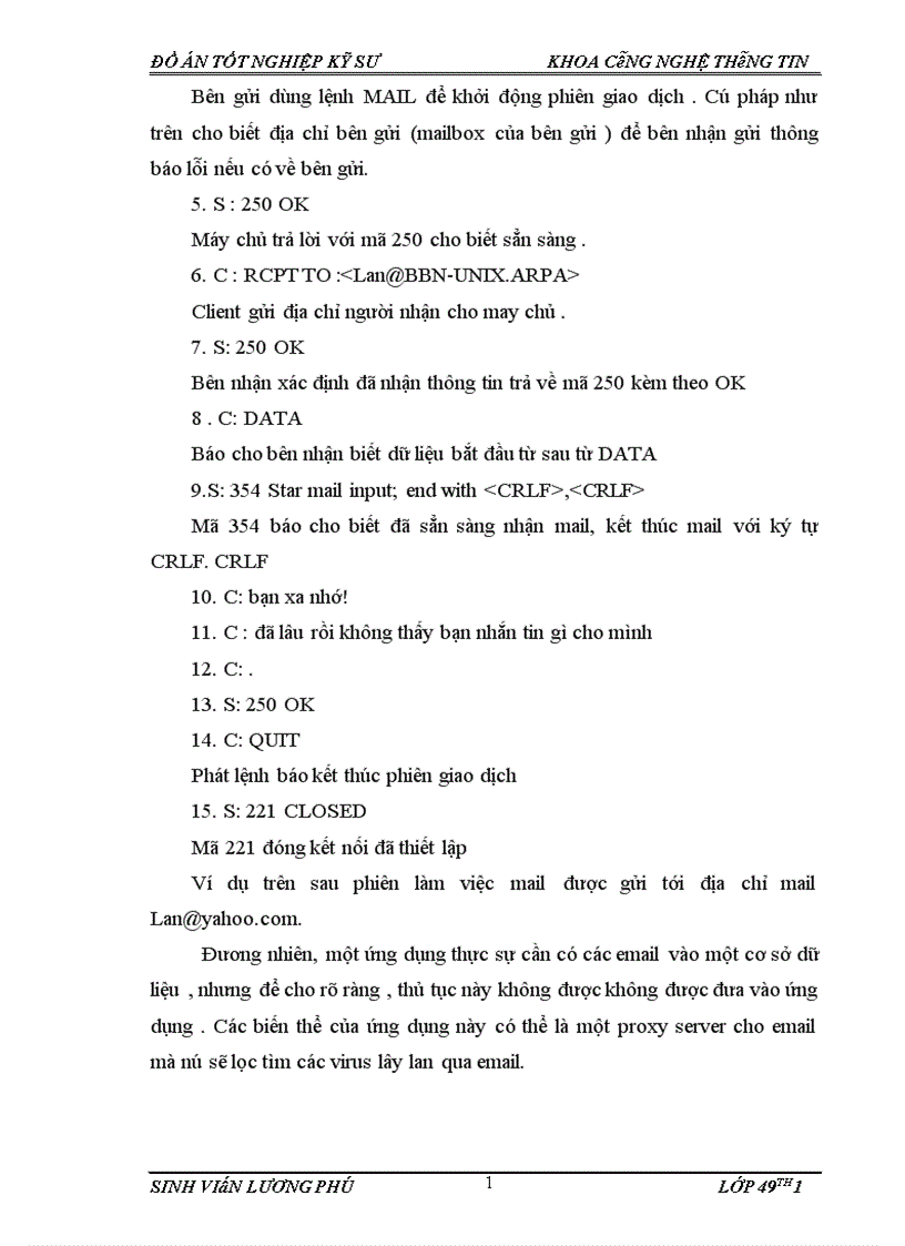 image for page Kỹ thuật giao tiếp Server mail bằng công nghệ c