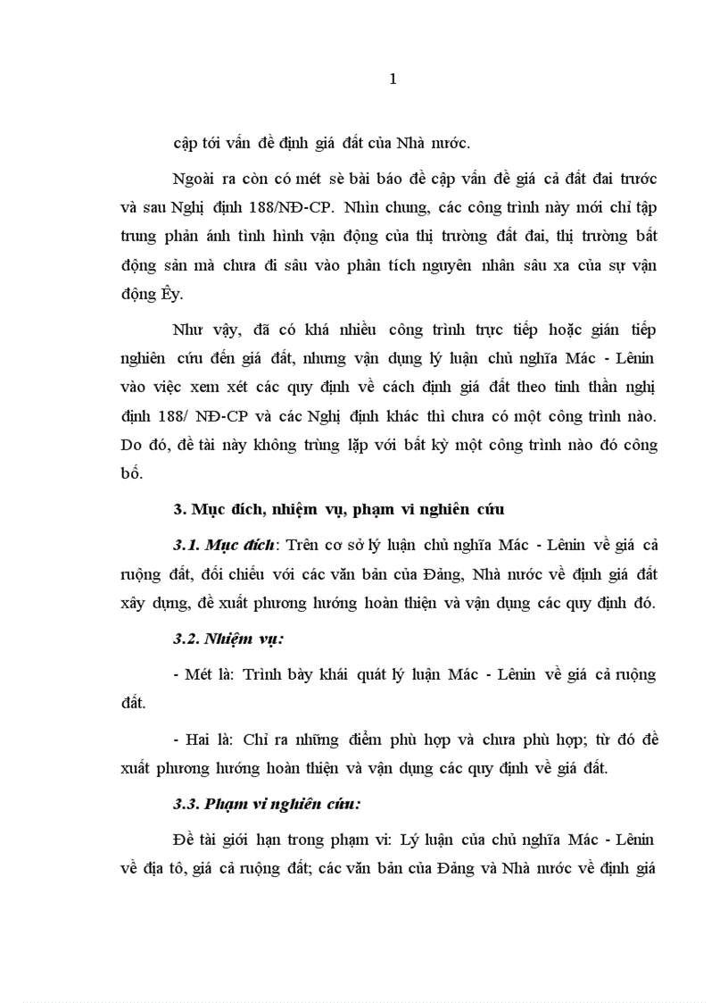 image for page Vận dụng lý luận Mác Lênin về giá cả ruộng đất vào định giá đất ở Việt nam