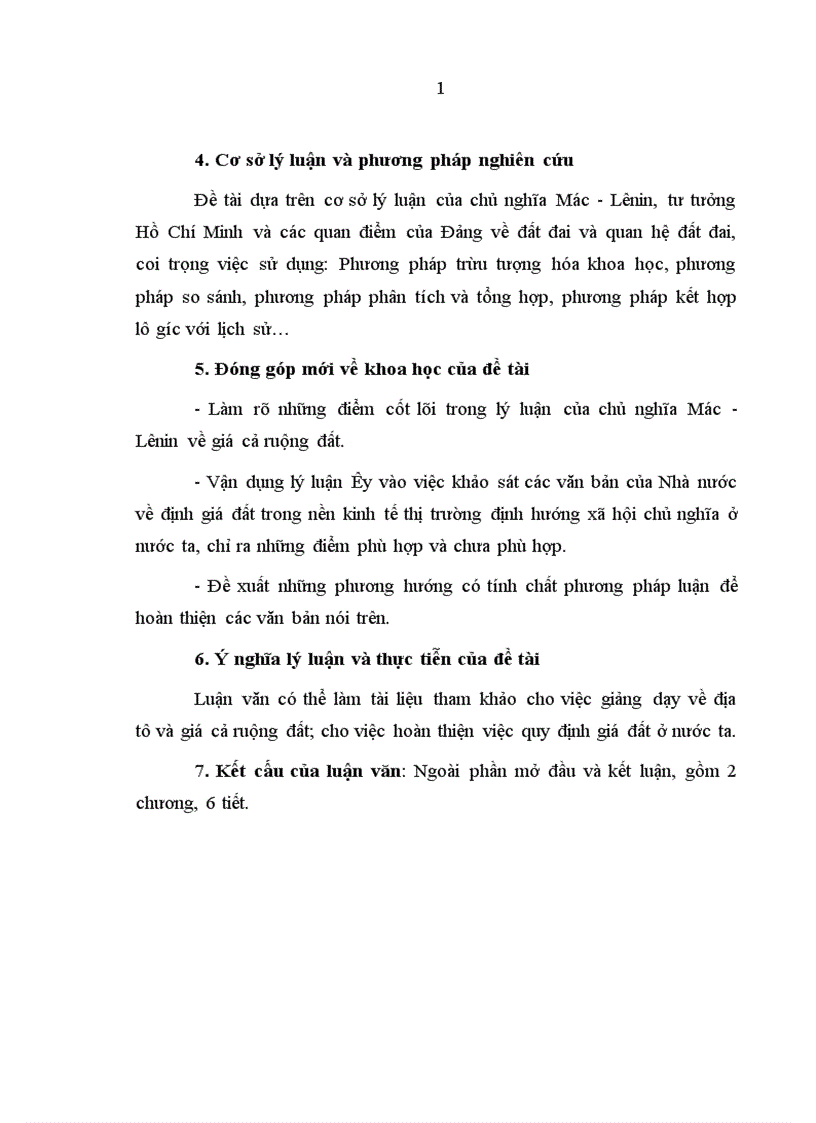 image for page Vận dụng lý luận Mác Lênin về giá cả ruộng đất vào định giá đất ở Việt nam