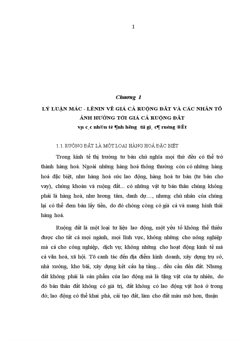 image for page Vận dụng lý luận Mác Lênin về giá cả ruộng đất vào định giá đất ở Việt nam