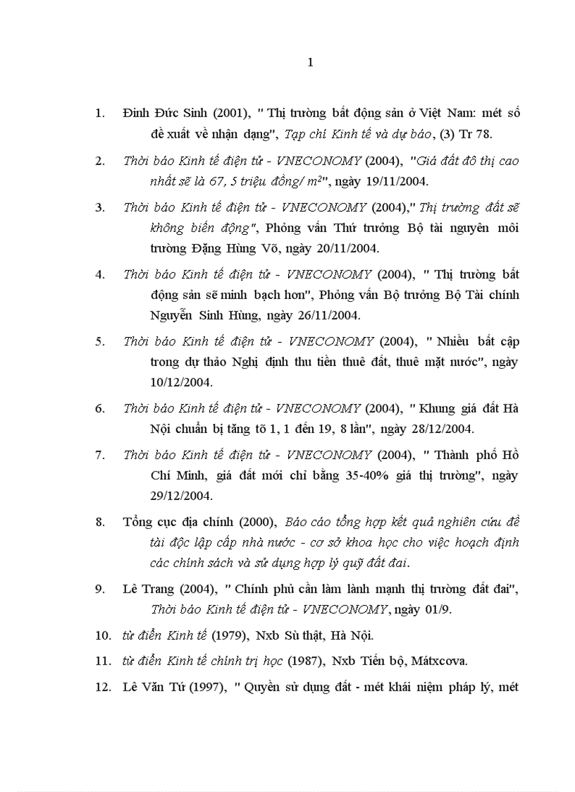 image for page Vận dụng lý luận Mác Lênin về giá cả ruộng đất vào định giá đất ở Việt nam