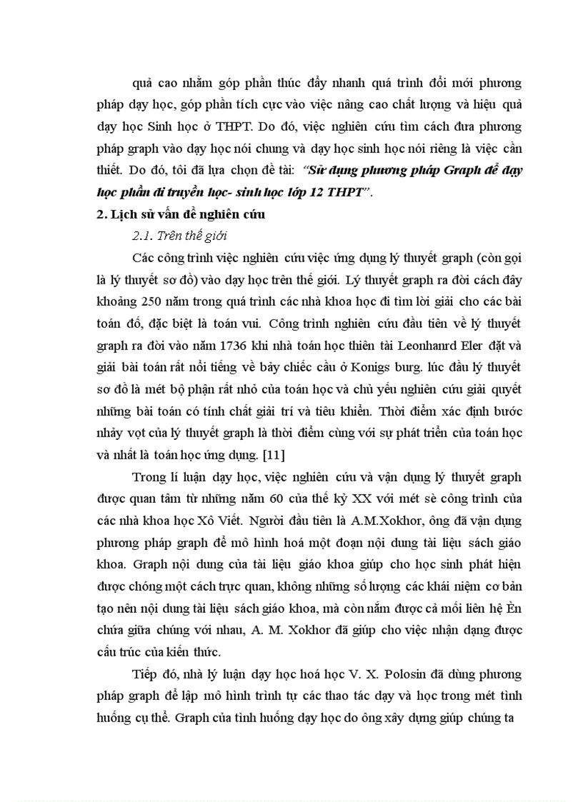 image for page Sử dụng phương pháp Graph để dạy học phần di truyền học sinh học lớp 12 THPT