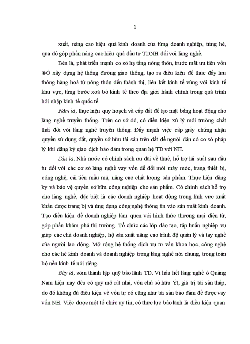 image for page Tín dụng của Ngân hàng Nông nghiệp và Phát triển nông thôn với việc phát triển làng nghề tại tỉnh Quảng Nam