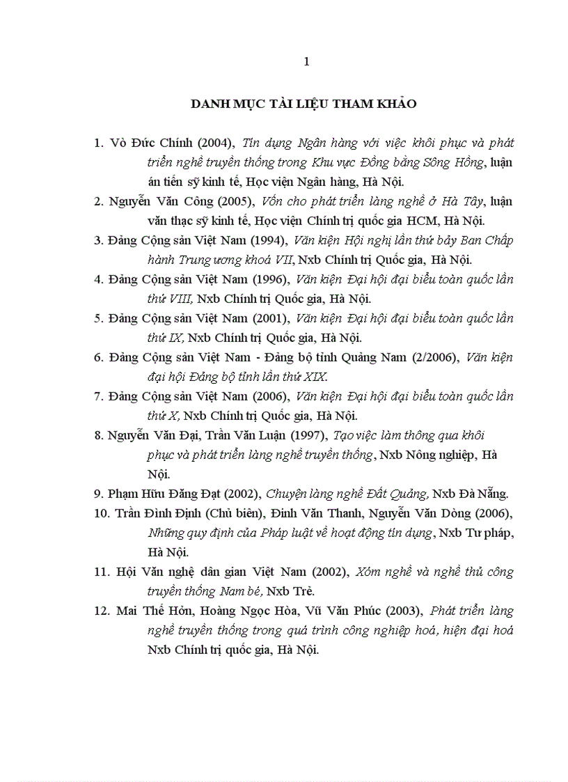 image for page Tín dụng của Ngân hàng Nông nghiệp và Phát triển nông thôn với việc phát triển làng nghề tại tỉnh Quảng Nam