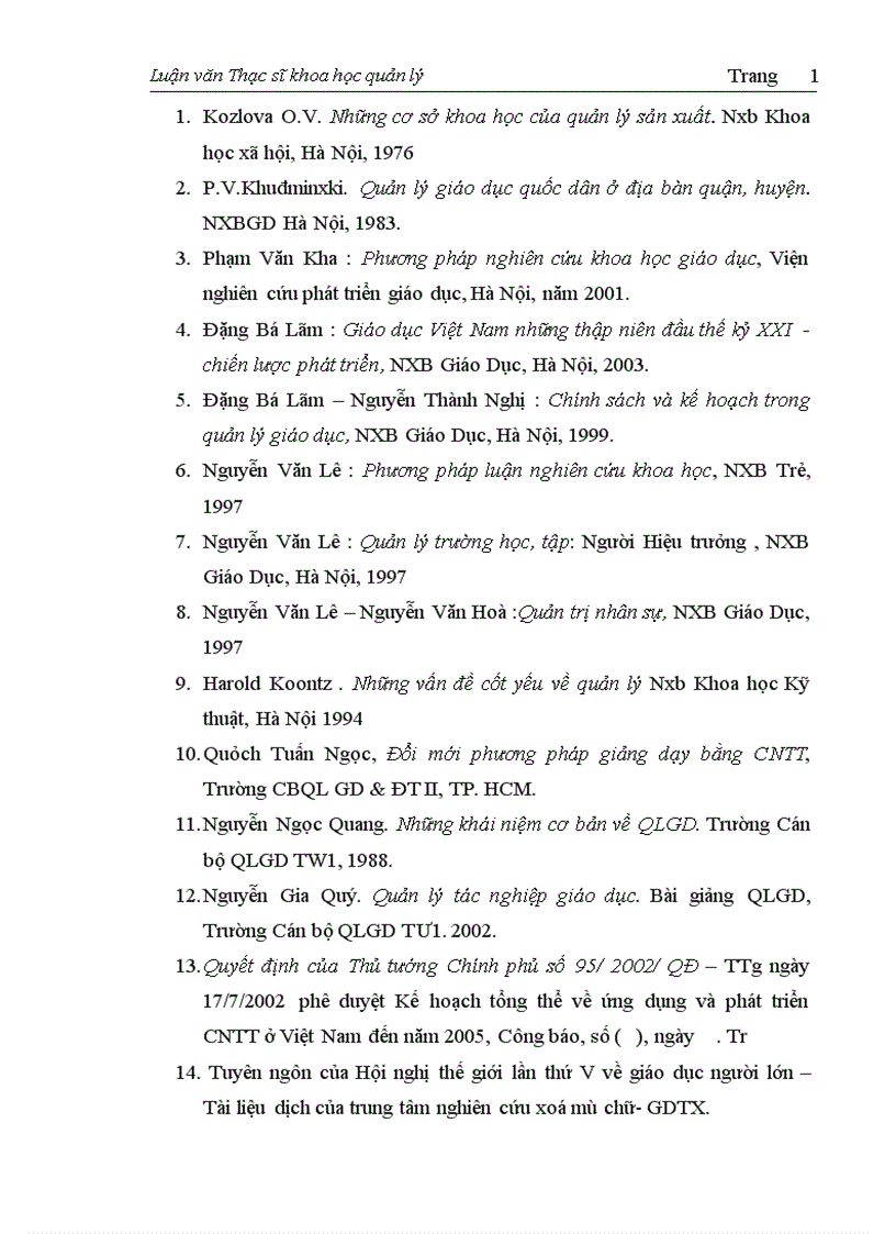 image for page Tăng cường sử dụng Công nghệ thông tin trong quản lý đào tạo tại trung tâm Giáo dục Thường xuyên tỉnh Hải Dương
