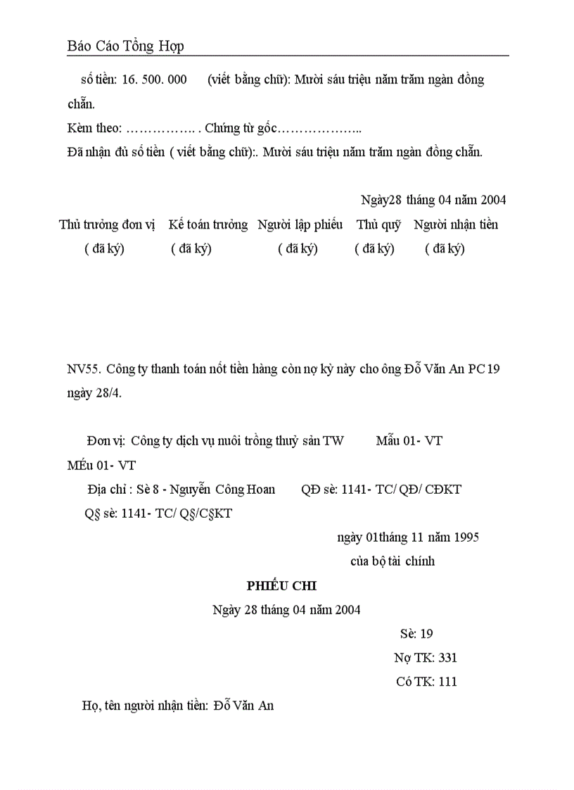 image for page Công tác hạch toán kế toán tại Công ty dịch vụ nuôi trồng thuỷ sản trung ương 1