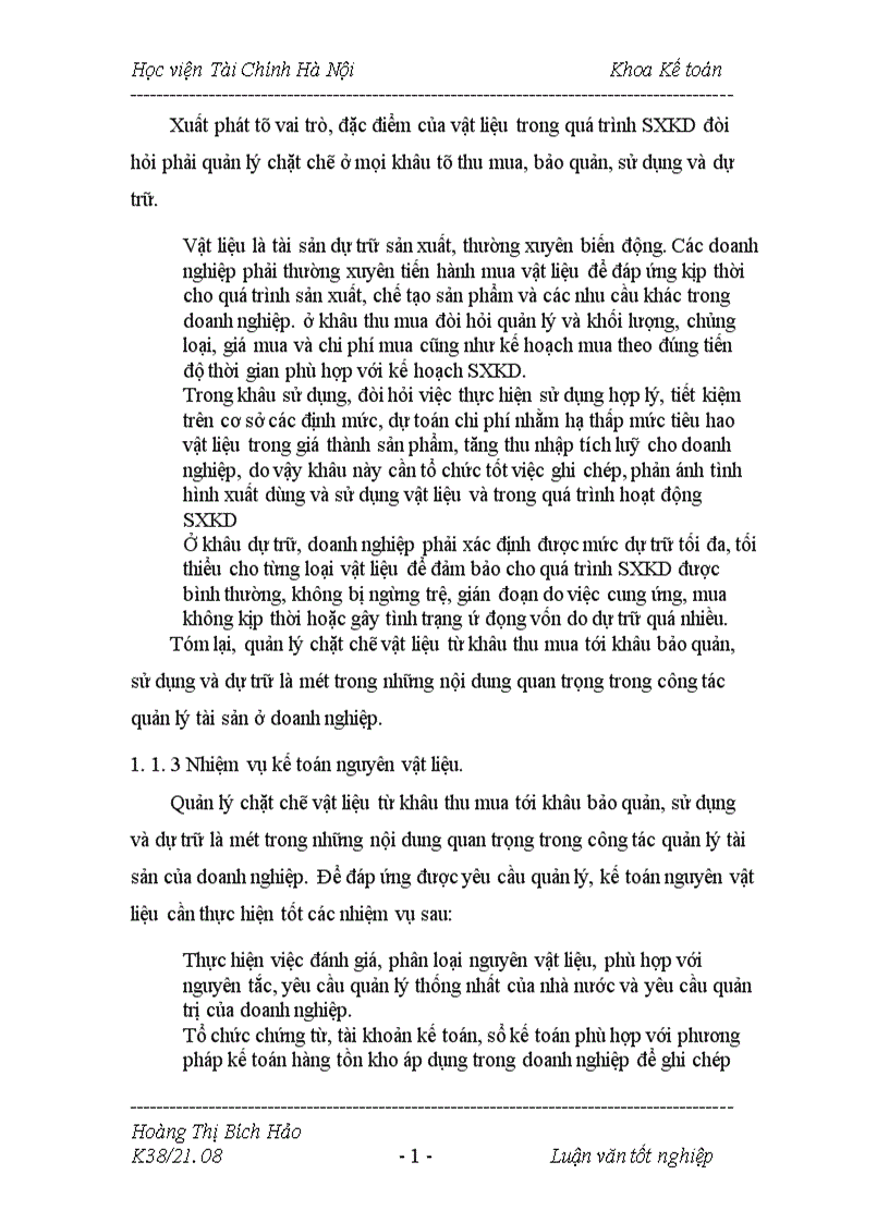 image for page Kế toán vật liệu tại công ty Đầu tư và Phát triển công nghệ truyền hình Việt Nam 1