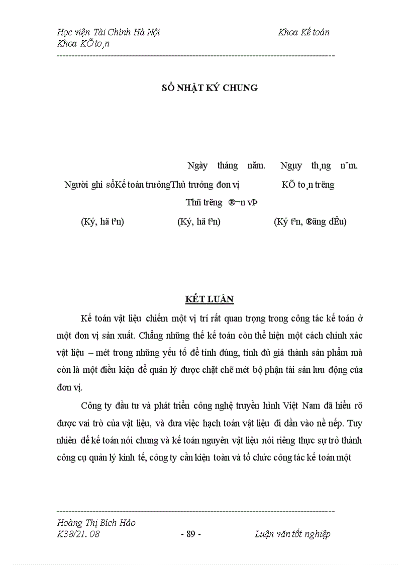 image for page Kế toán vật liệu tại công ty Đầu tư và Phát triển công nghệ truyền hình Việt Nam 1