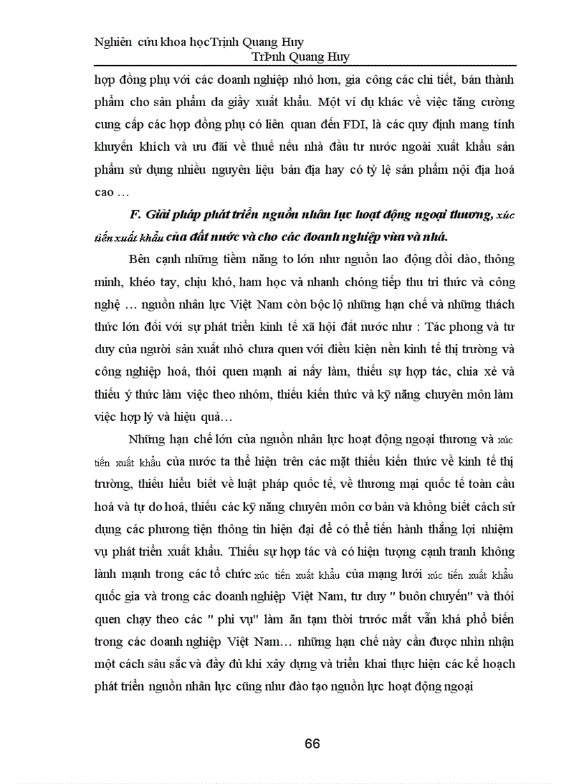 image for page Dự báo về tác động của Tổ chức Thương mại Thế giới WTO đối với các doanh nghiệp xuất khẩu vừa và nhỏ Việt Nam Những giải pháp đề xuất