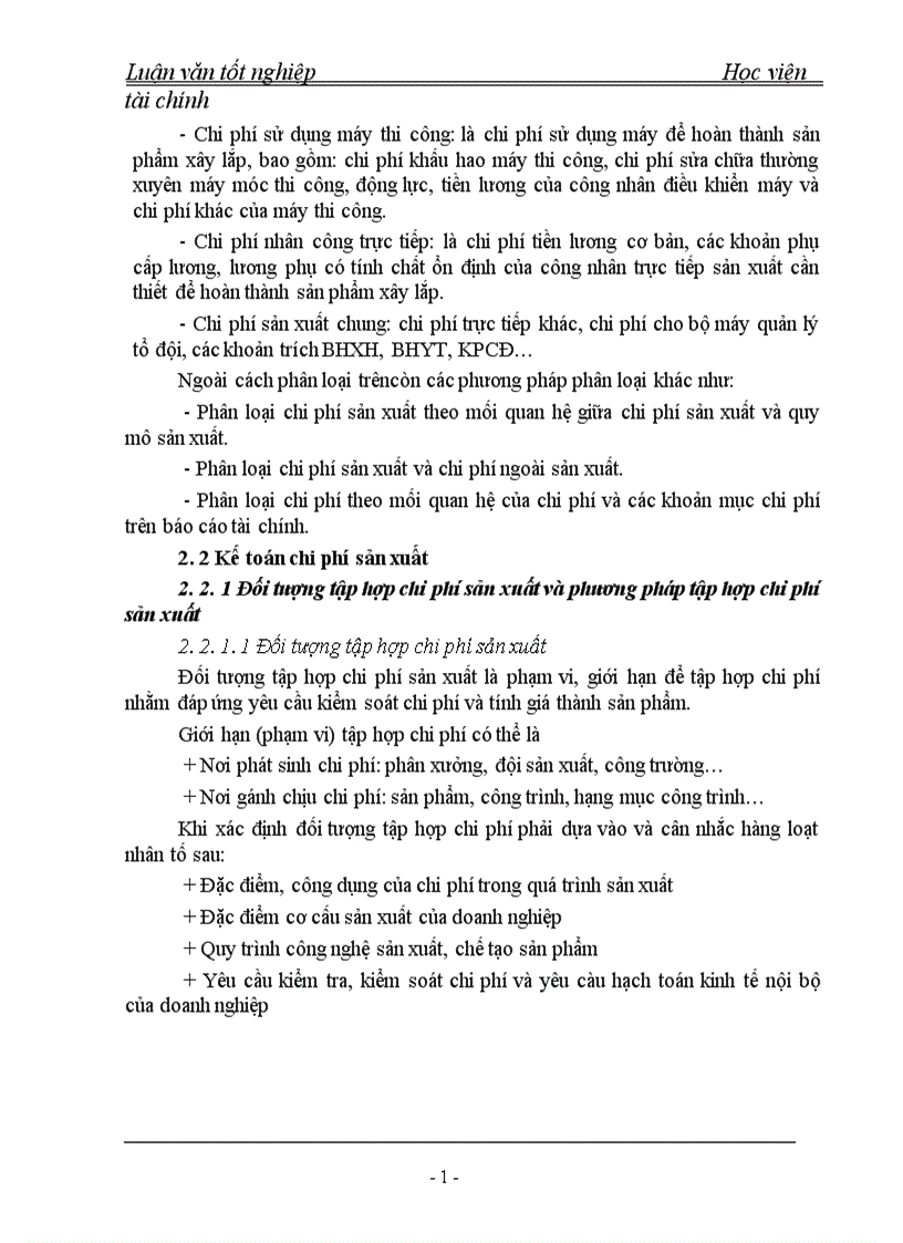 image for page Tổ chức công tác kế toán chi phí sản xuất và tính giá thành sản phẩm tại Công ty cổ phần xây dựng và phát triển nông thôn 4