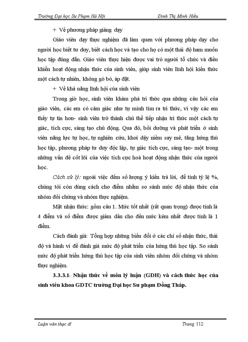 image for page Tìm hiểu thực trạng hứng thú học tập các môn lý luận của sinh viên khoa giáo dục thể chất Trường Đại học sư phạm Đồng Tháp 1