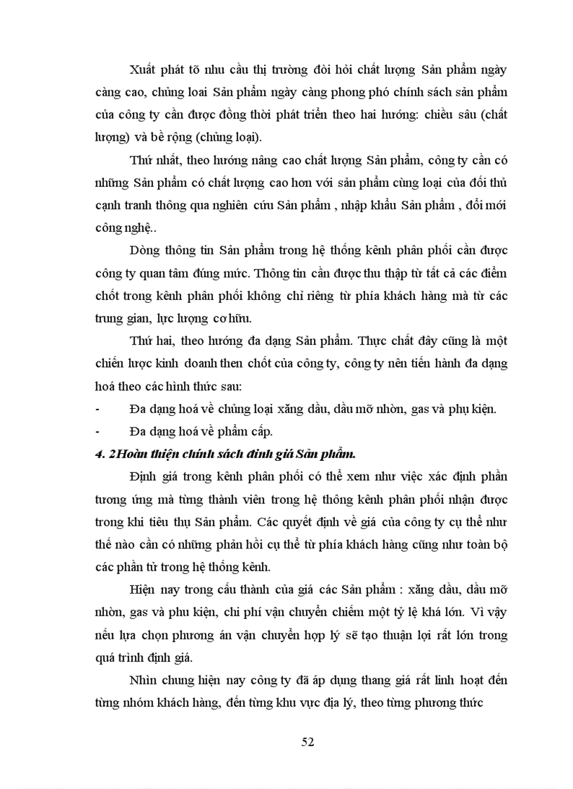 image for page Giải pháp hoàn thiện hệ thống kênh phân phối sản phẩm xăng dầu dầu mỡ nhờn gas và phụ kiện tại công ty xăng dầu B12