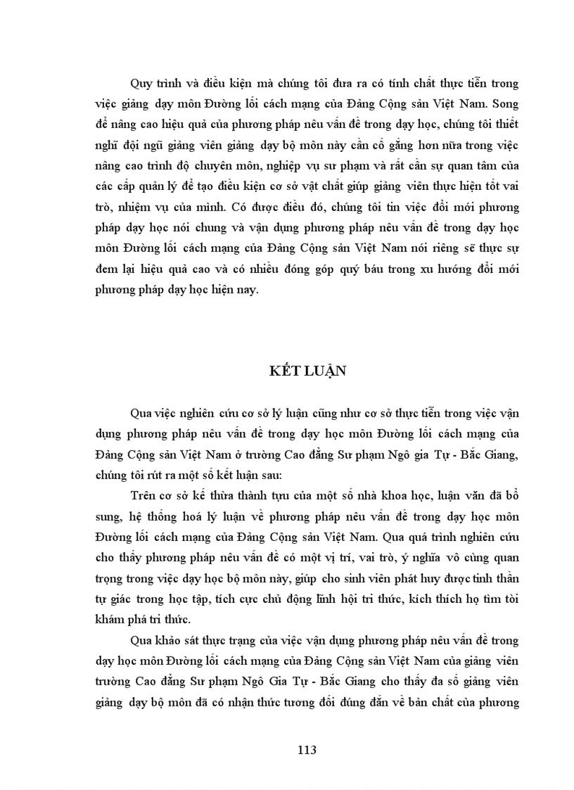 image for page Vận dụng phương pháp nêu vấn đề trong dạy học môn Đường lối cách mạng của Đảng Cộng sản Việt Nam ở trường Cao đẳng Sư phạm Ngô Gia Tự Bắc Giang