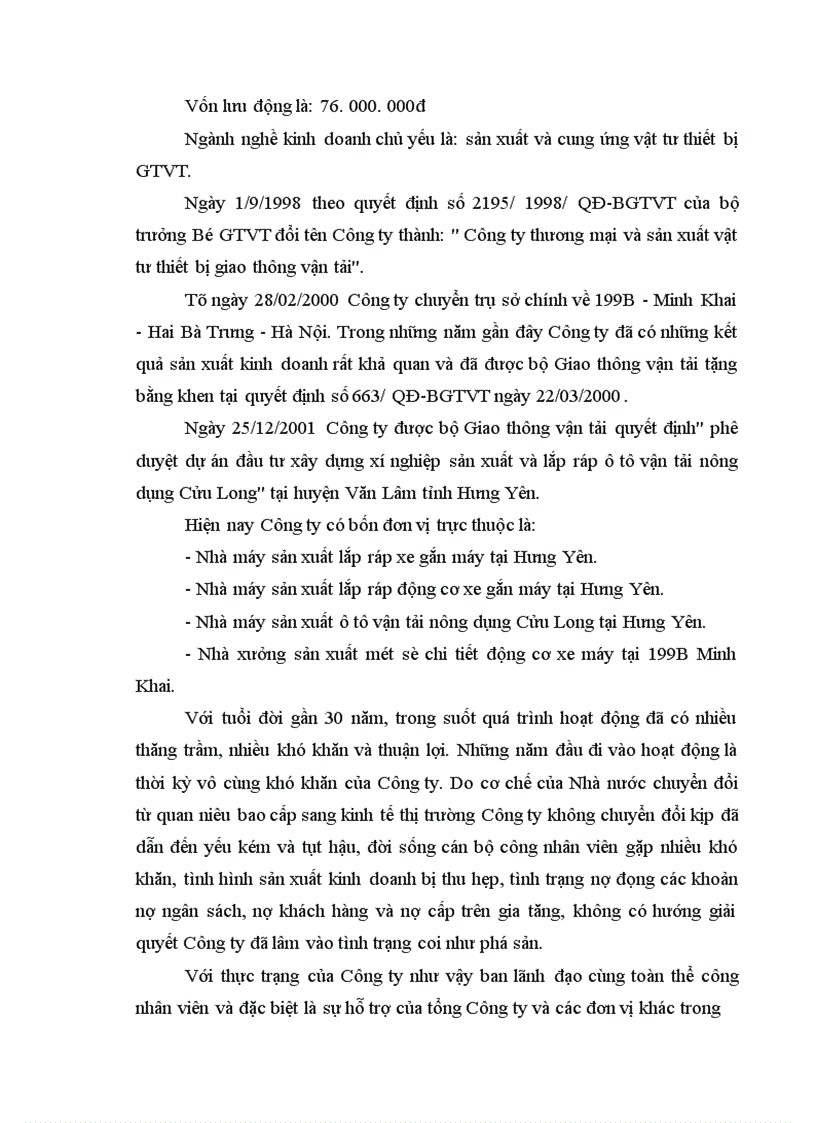 image for page Hoàn thiện kế toán thành phẩm tiêu thụ thành phẩm và xác định kết quả tiêu thụ tại Công ty Thương mại và sản xuất vật tư thiết bị GTVT 1