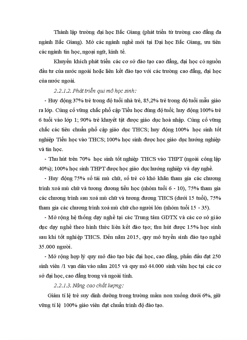 image for page Thực trạng kinh tế xã hội và sự phát triển giáo dục của tỉnh Bắc Giang