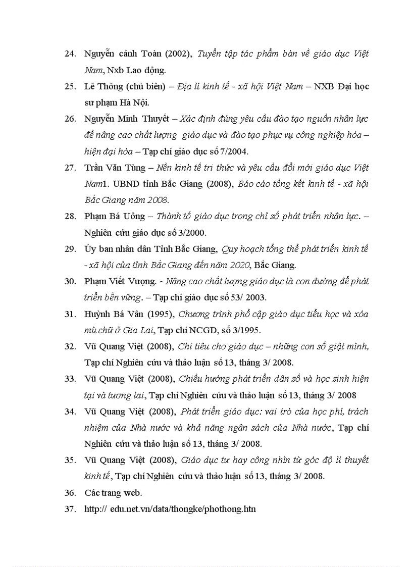 image for page Thực trạng kinh tế xã hội và sự phát triển giáo dục của tỉnh Bắc Giang