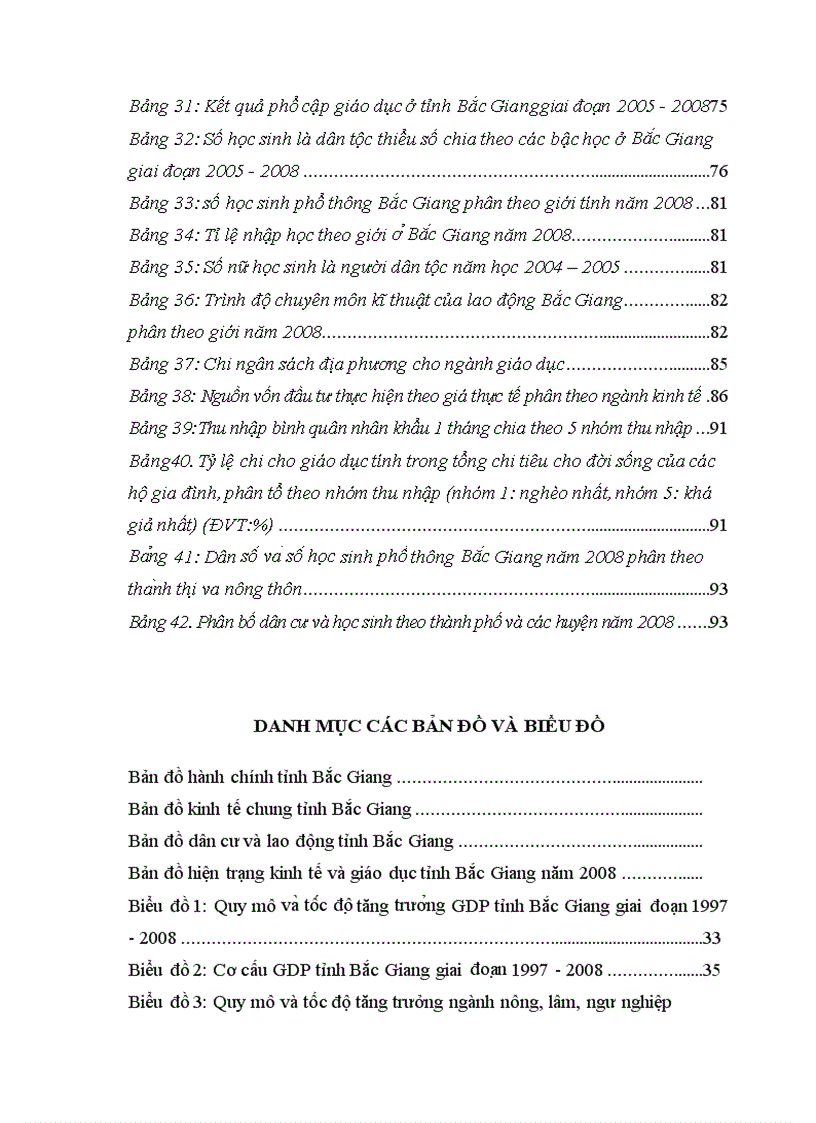 image for page Thực trạng kinh tế xã hội và sự phát triển giáo dục của tỉnh Bắc Giang