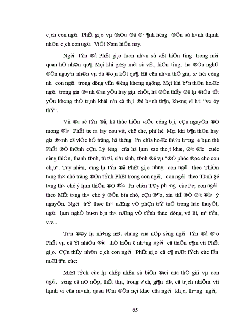 image for page Nhân sinh quan Phật giáo và sự thể hiện của nó ở một số tín đồ đạo Phật hiện nay 1