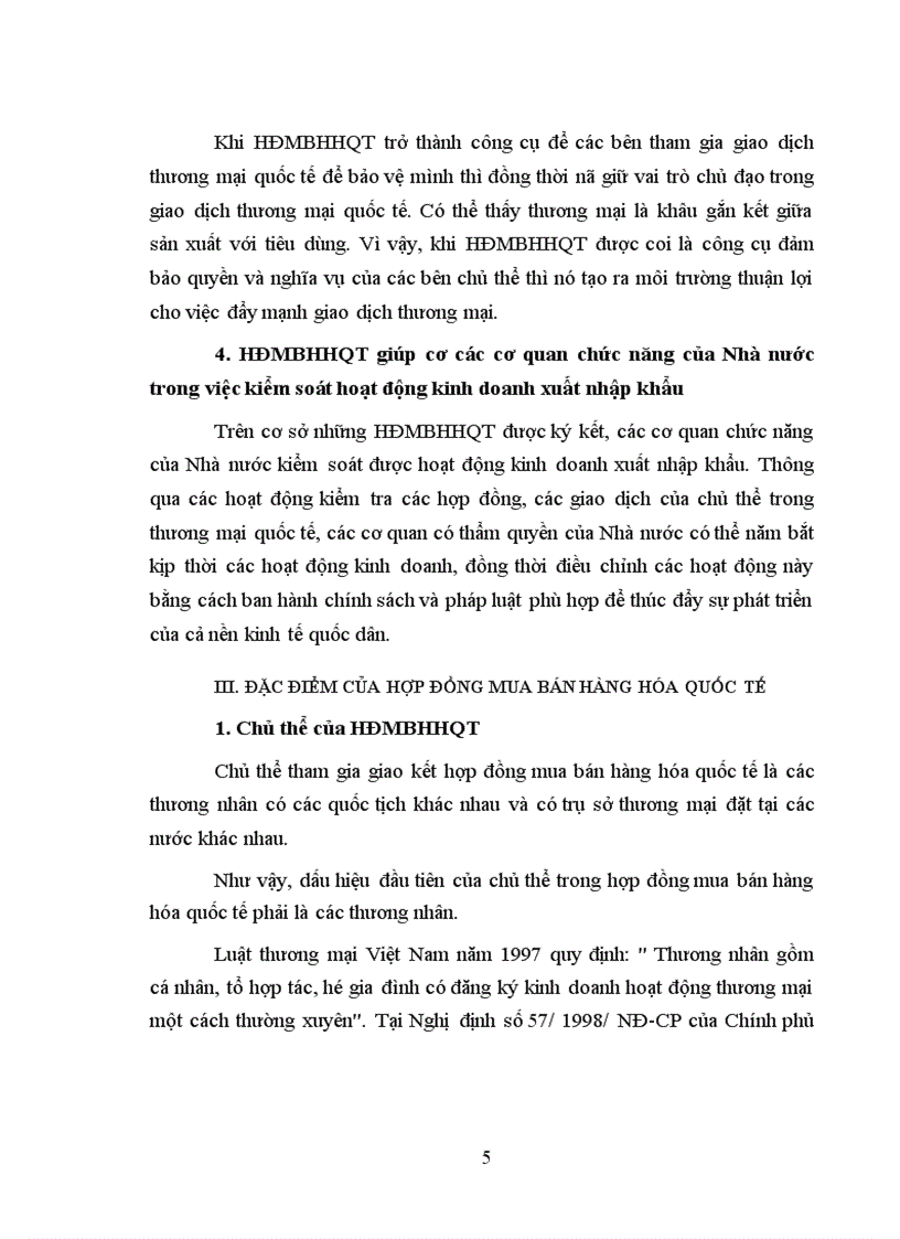 Pháp luật Việt Nam về hợp đồng mua bán hàng hóa quốc tế thực trạng và kiến nghị