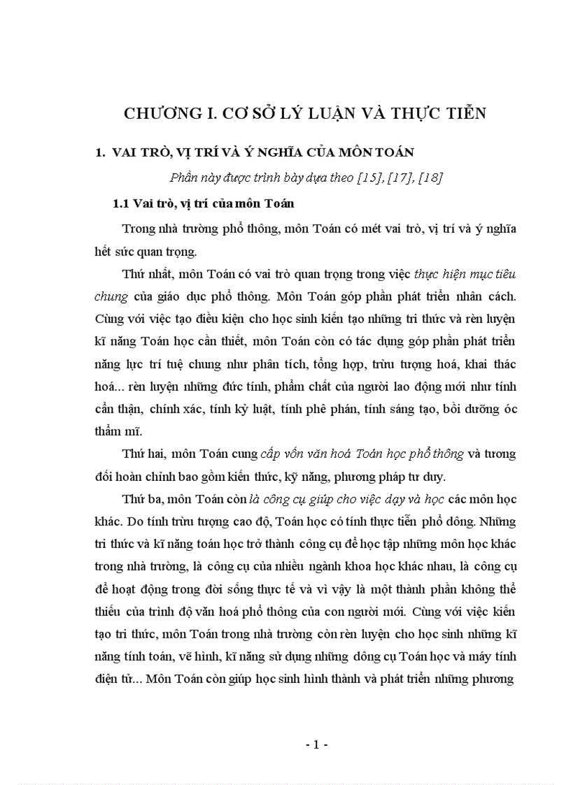 image for page Rèn luyện năng lực giải toán cho học sinh Trung học Cơ sở thông qua các bài toán cực trị trong hình học phẳng 1