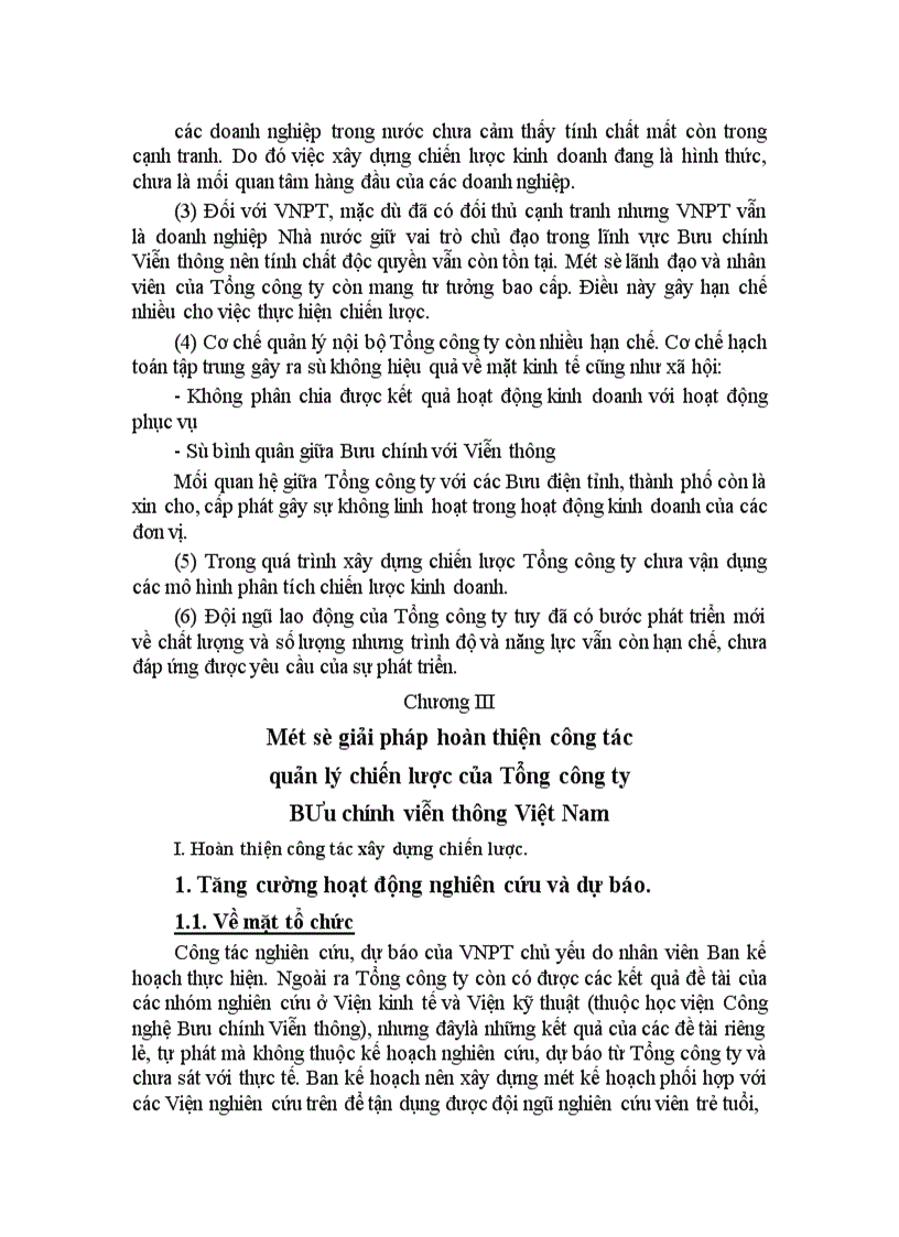 image for page Một số giải pháp hoàn thiện công tác quản lý chiến lược của Tổng công ty BƯu chính viễn thông Việt Nam