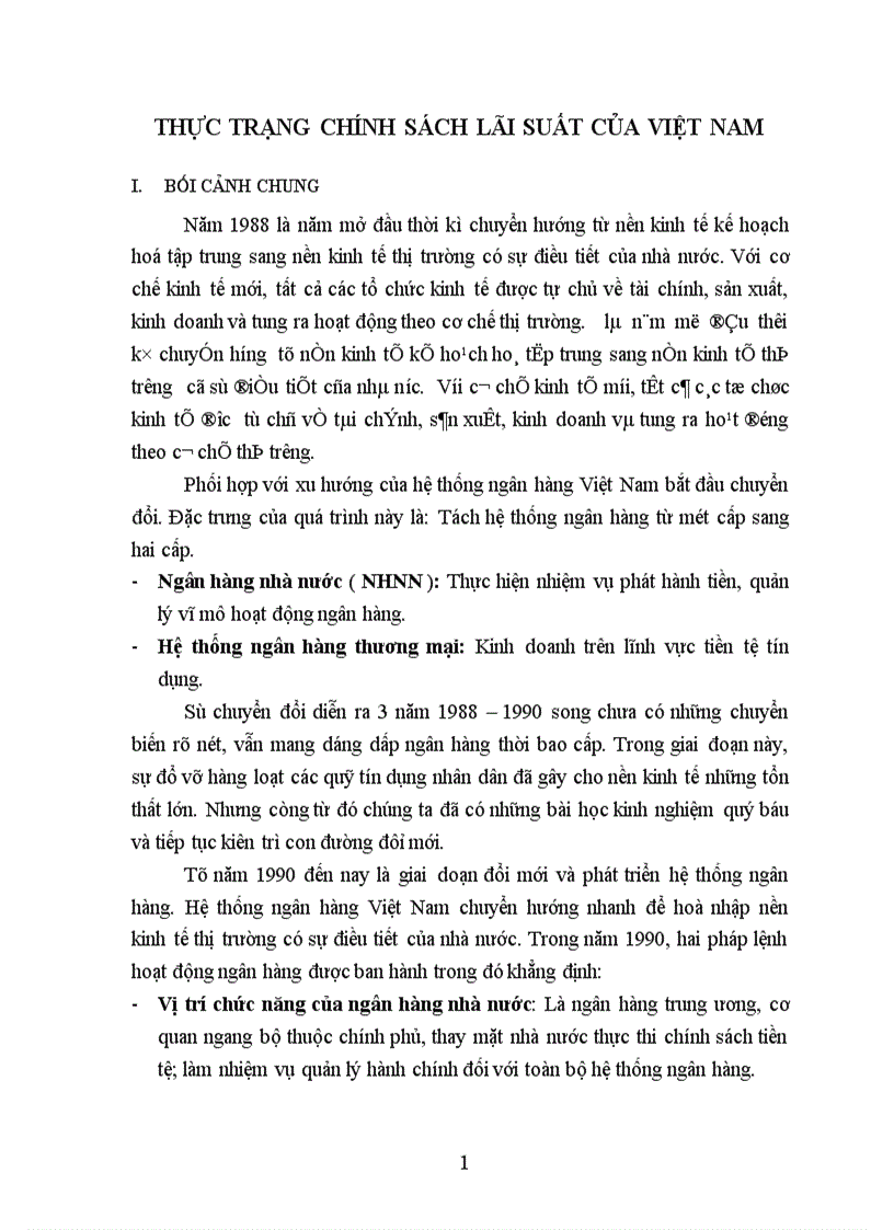 image for page Thực trạng chính sách lãi suất ở Việt Nam 1