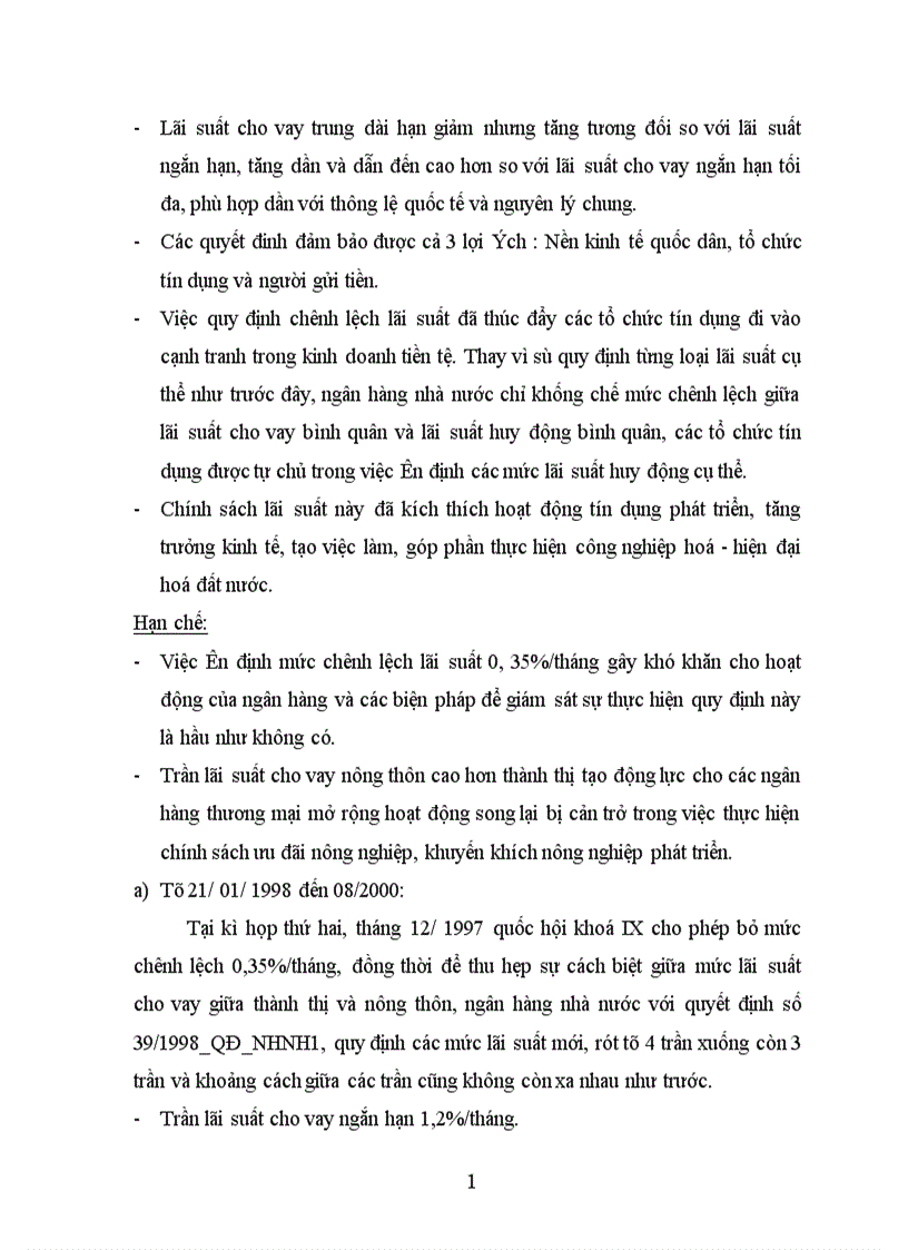 image for page Thực trạng chính sách lãi suất ở Việt Nam 1