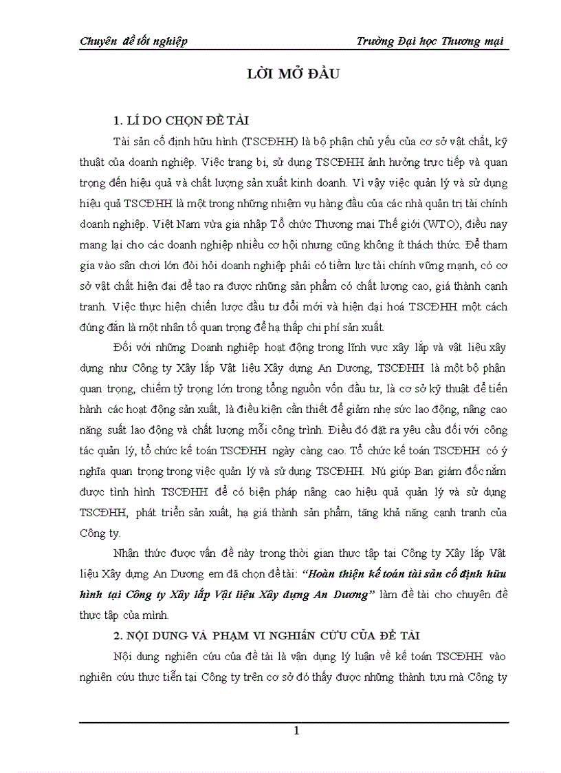 image for page Hoàn thiện kế toán tài sản cố định hữu hình tại Công ty Xây lắp Vật liệu Xây dựng An Dương 1