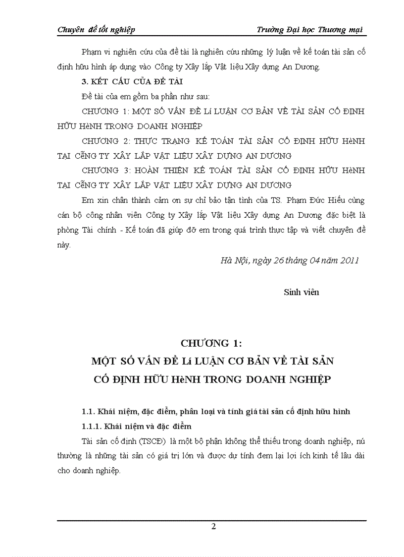image for page Hoàn thiện kế toán tài sản cố định hữu hình tại Công ty Xây lắp Vật liệu Xây dựng An Dương 1