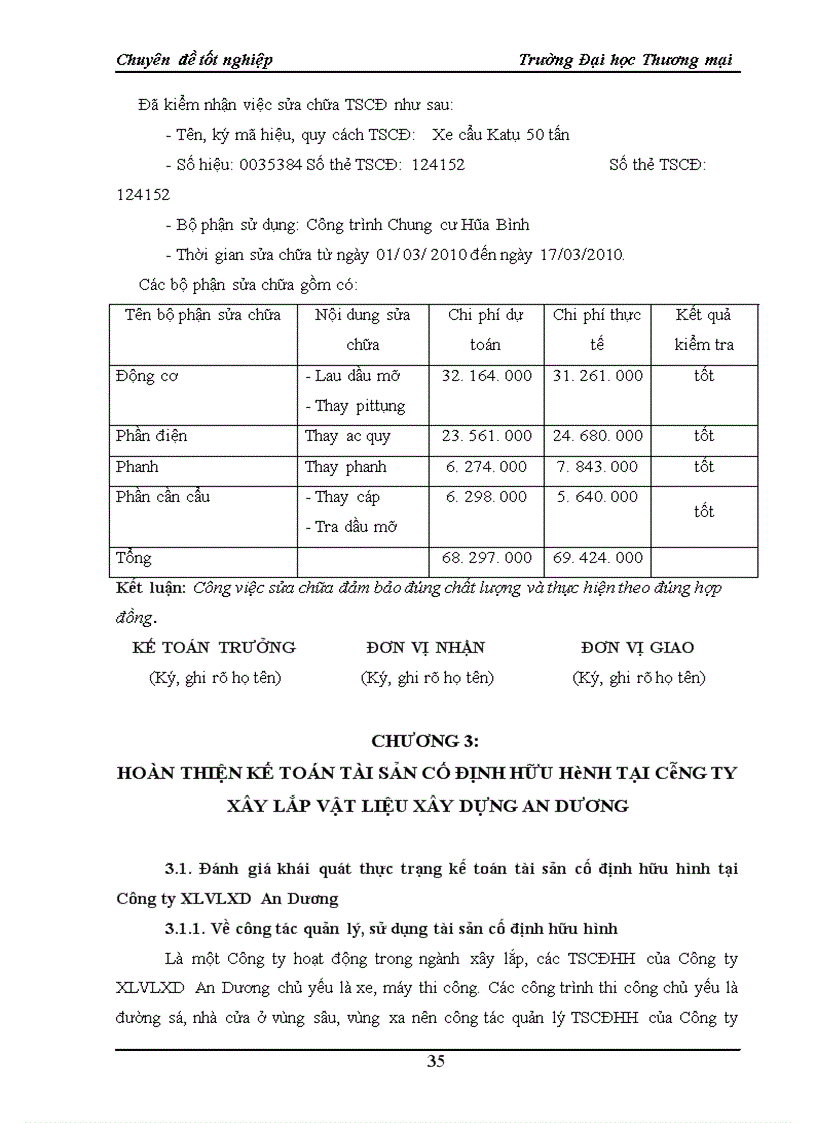 image for page Hoàn thiện kế toán tài sản cố định hữu hình tại Công ty Xây lắp Vật liệu Xây dựng An Dương 1