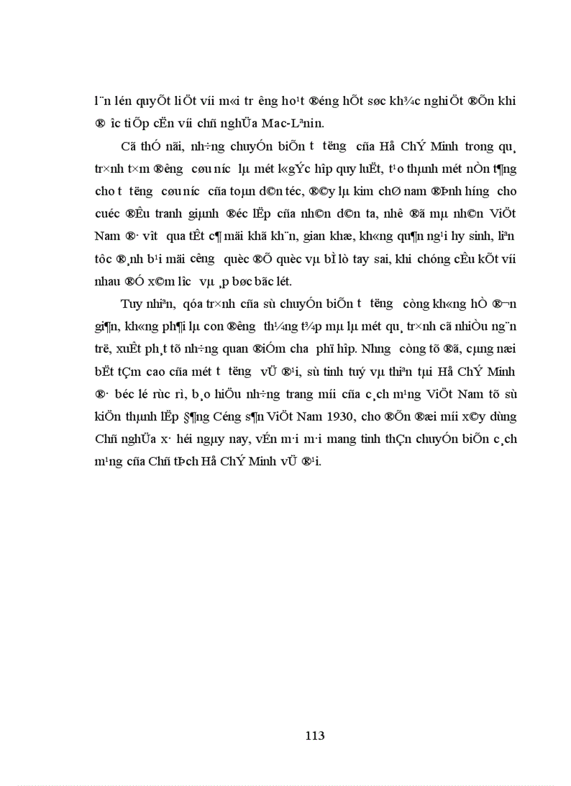 image for page Sự chuyển biến tư tưởng của Hồ Chí Minh trong quá trình tìm đường cứu nước 1