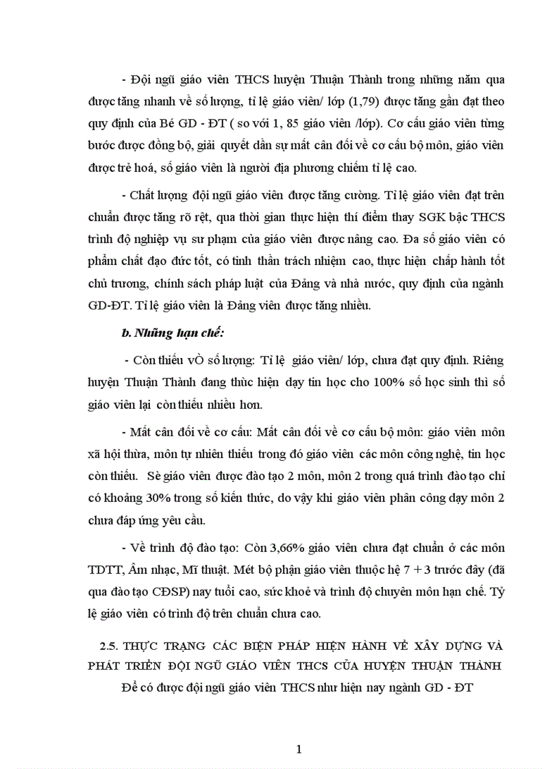 image for page Biện pháp phát triển đội ngũ giáo viên THCS huyện Thuận Thành tỉnh Bắc Ninh giai đoạn 2005 2010 1