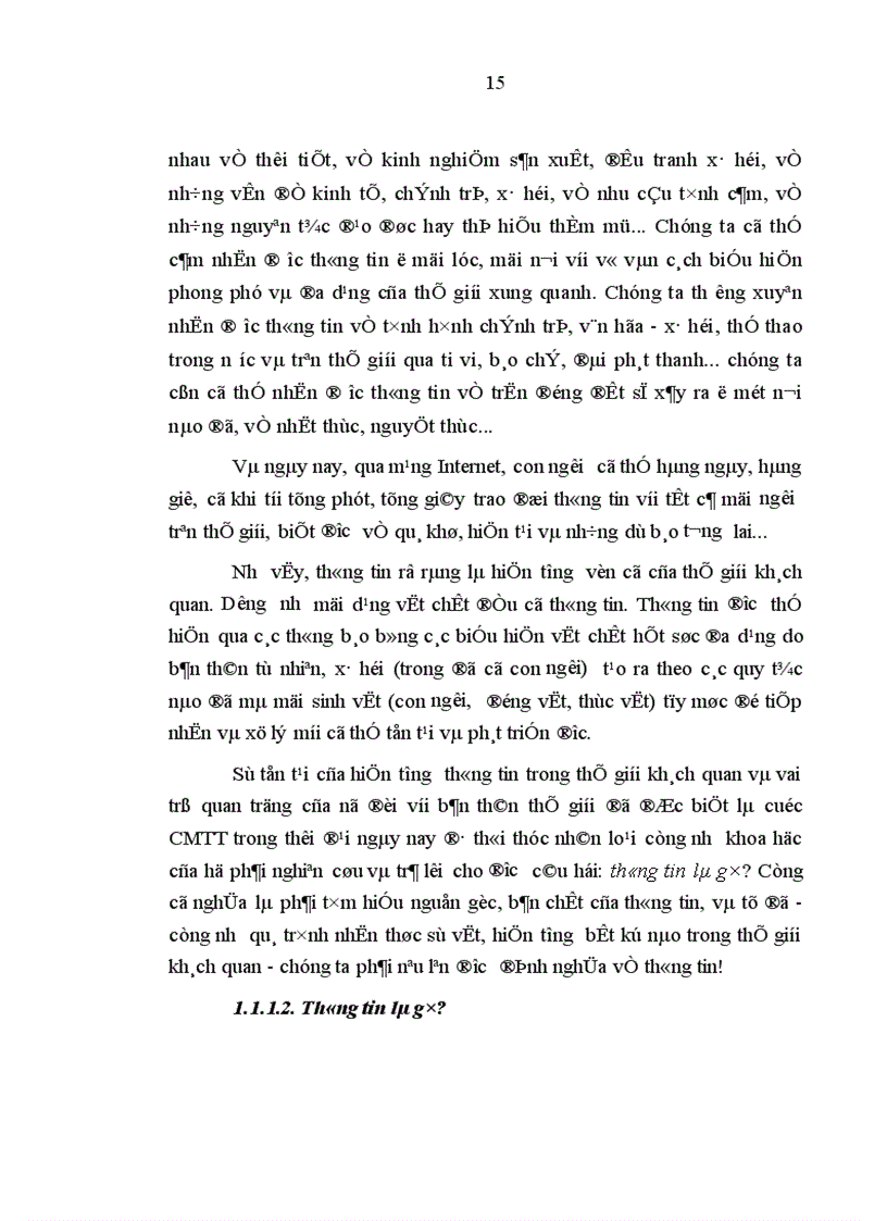 image for page Thông tin và vấn đề tiếp nhận xử lý thông tin của tư duy người Việt Nam