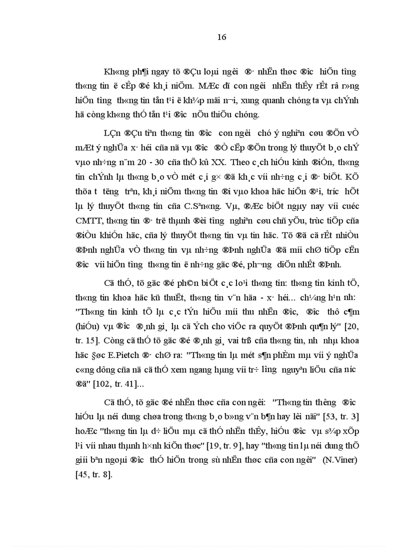 image for page Thông tin và vấn đề tiếp nhận xử lý thông tin của tư duy người Việt Nam