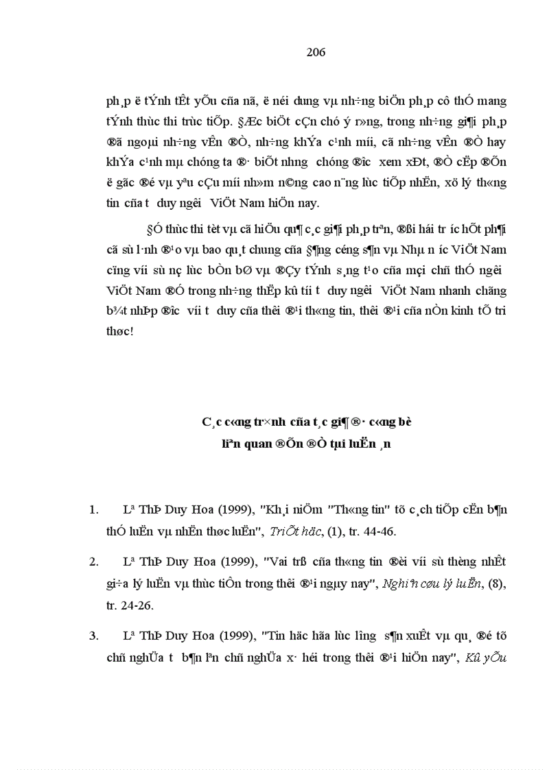 image for page Thông tin và vấn đề tiếp nhận xử lý thông tin của tư duy người Việt Nam