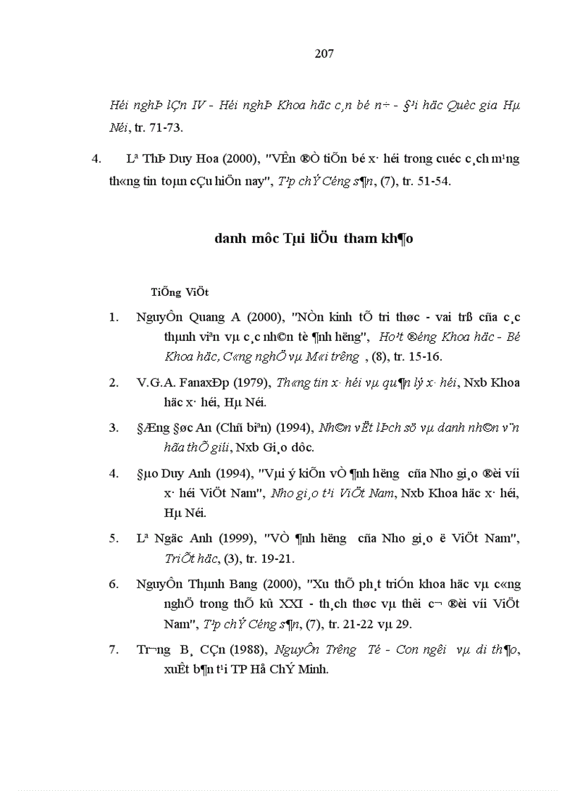 image for page Thông tin và vấn đề tiếp nhận xử lý thông tin của tư duy người Việt Nam