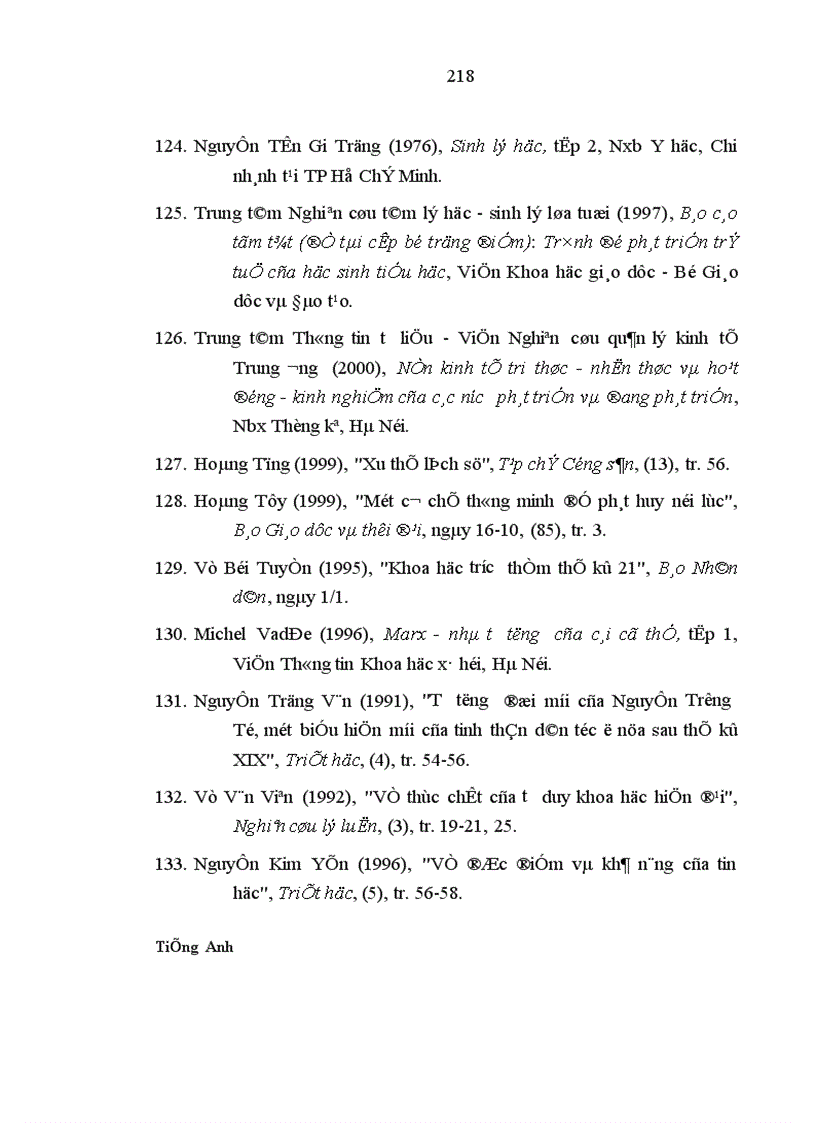 image for page Thông tin và vấn đề tiếp nhận xử lý thông tin của tư duy người Việt Nam