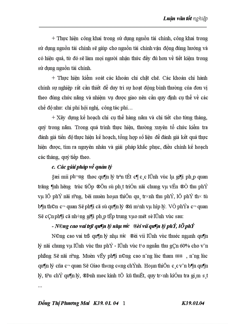 image for page giải pháp hoàn thiện quản lý và sử dụng nguồn thu phí lệ phí tại Sở giao thông công chính