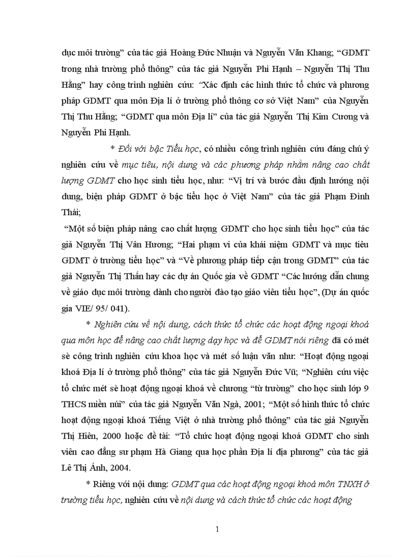 image for page Giáo dục môi trường qua các hoạt động ngoại khoá môn TNXH cho học sinh lớp 3