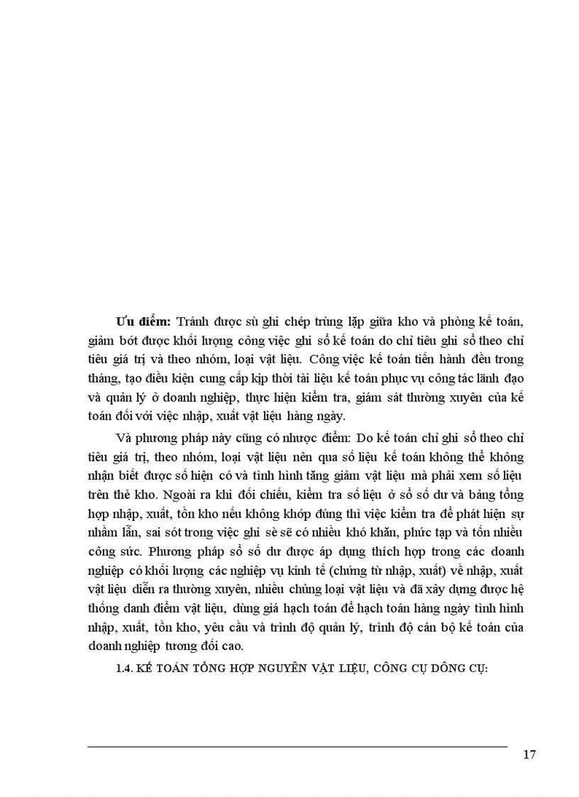 image for page Hoàn thiện kế toán nguyên vật liệu công cụ dụng cụ tại Công ty cổ phần xây dựng số 4 Thăng Long 1