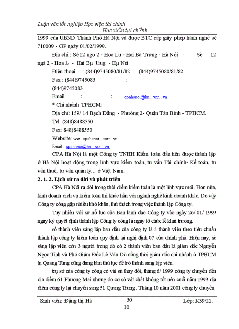 image for page Kiểm toán chu kỳ HTK trong quy trình kiểm toán BCTC do công ty Kiểm toán và Kế toán Hà Nội thực hiện 1