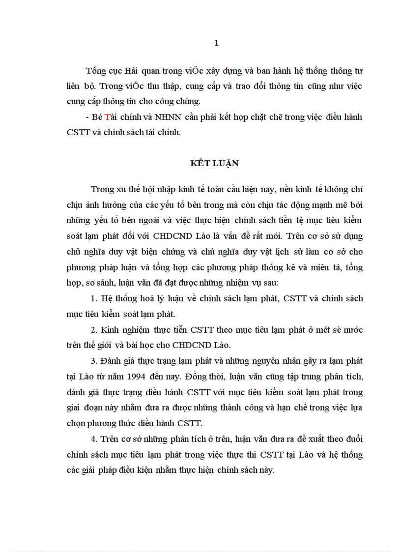 image for page Định hướng và giải pháp trong thực hiện chính sách tiền tệ nhằm kiểm soát lạm phát ở Cộng hòa Dân chủ Nhân dân Lào