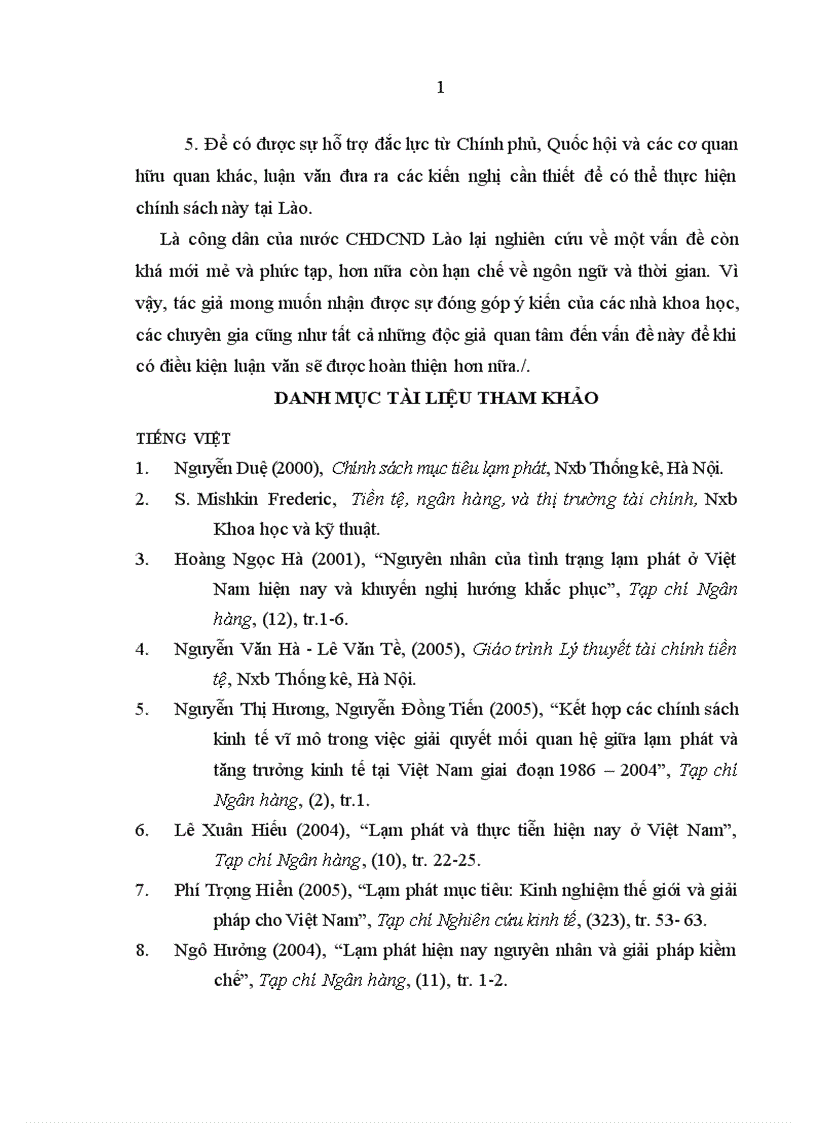 image for page Định hướng và giải pháp trong thực hiện chính sách tiền tệ nhằm kiểm soát lạm phát ở Cộng hòa Dân chủ Nhân dân Lào