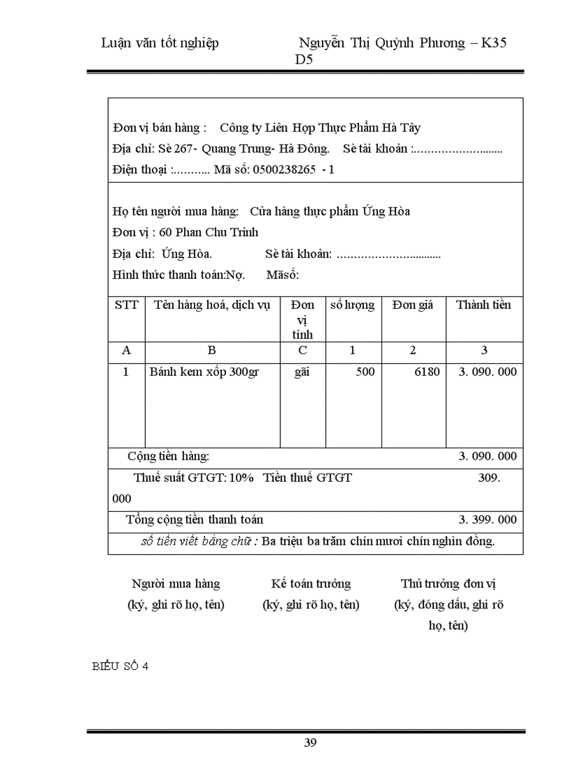 image for page Hoàn thiện kế toán nghiệp vụ tiêu thụ thành phẩm tại Công ty Liên Hợp Thực Phẩm Hà Tây 1