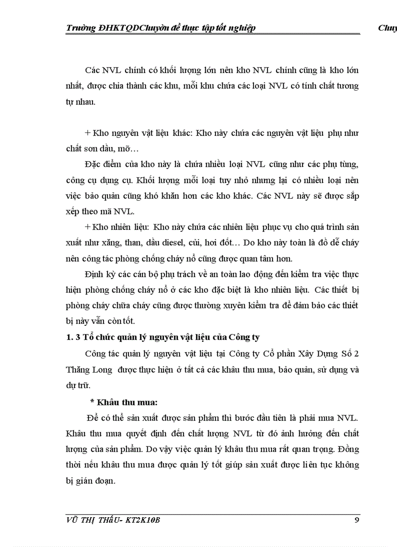 image for page Hoàn thiện kế toán nguyên vật liệu công cụ dụng cụ tại Công ty cổ phần xây dựng số 2 Thăng Long 1