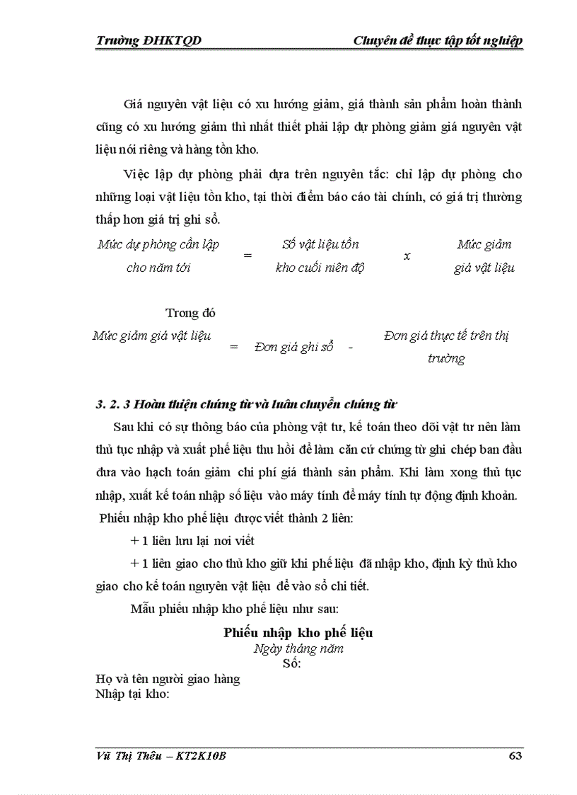 image for page Hoàn thiện kế toán nguyên vật liệu công cụ dụng cụ tại Công ty cổ phần xây dựng số 2 Thăng Long 1