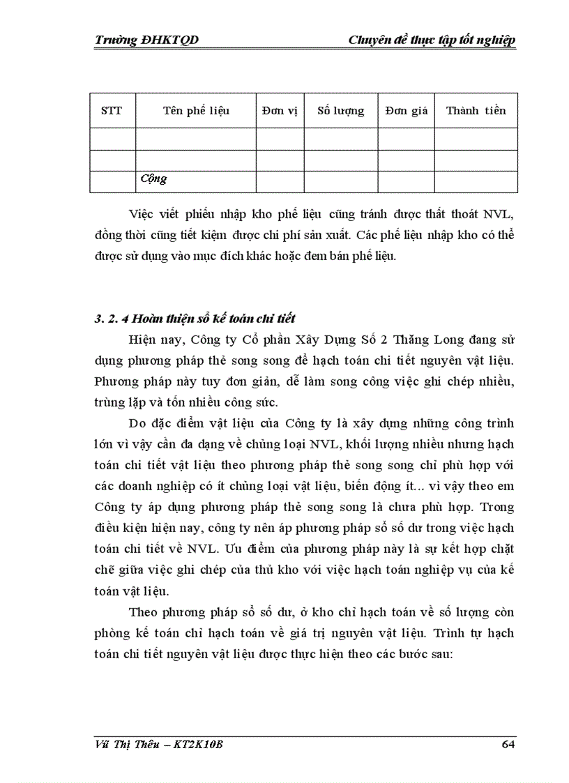 image for page Hoàn thiện kế toán nguyên vật liệu công cụ dụng cụ tại Công ty cổ phần xây dựng số 2 Thăng Long 1